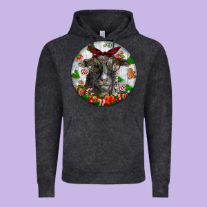 Christmas Dorper Sheep Vintage Hoodie Designed By Lillyallendesigns