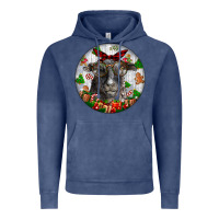 Vintage Denim christmas dorper sheep Vintage Hoodie - LillyAllenDesigns