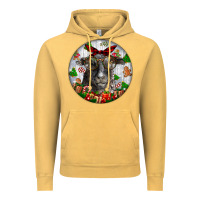 Vintage Mustard christmas dorper sheep Vintage Hoodie - LillyAllenDesigns