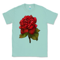 Seafoam Oklahoma Rose Illustrations Classic Tee - LillyAllenDesigns