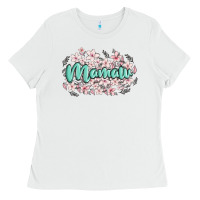 White mamaw Ladies Tee - MaliasSmallBusiness