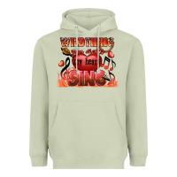Matcha Valentine's Day Wild Thing You Make My Heart Sing Heavyweight Hoodie - FaDigitalArtStudio