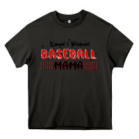 Asphalt loud and proud baseball mama Heavy Core Tee - MaliasSmallBusiness