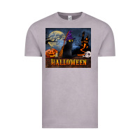 Vintage Zinc Black Cat Halloween Vintage Tee - LillyAllenDesigns