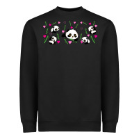 Cute Panda Heavyweight Sweatshirt | Teevron