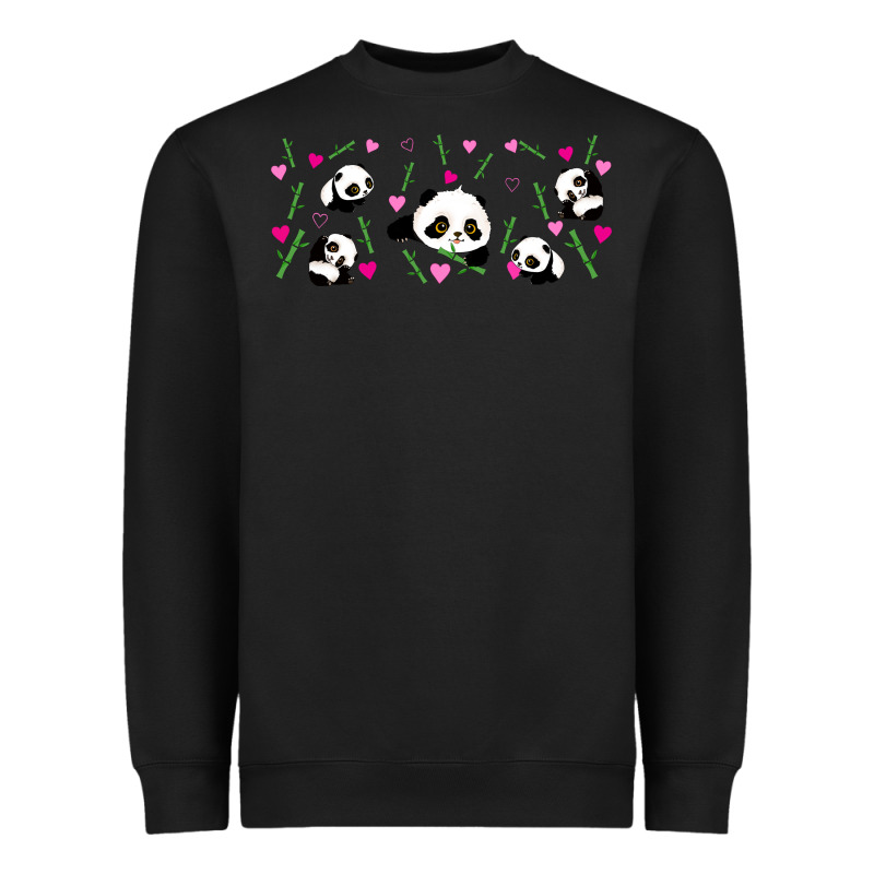 Cute Panda Heavyweight Sweatshirt by TumblerDesignByShophia | Teevron