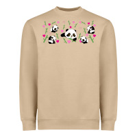 Mushroom cute panda Heavyweight Sweatshirt - TumblerDesignByShophia