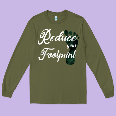 Climate Change Reduce Your Carbon Footprint Gift Long Sleeve Tee Designed By Bettercallsaul