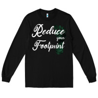 Black Climate Change Reduce Your Carbon Footprint Gift Long Sleeve Tee - Bettercallsaul