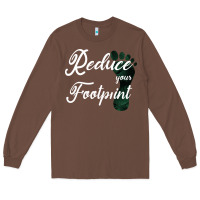 Chestnut Climate Change Reduce Your Carbon Footprint Gift Long Sleeve Tee - Bettercallsaul