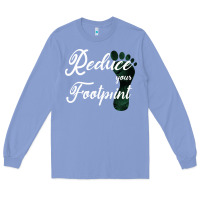 Colony Blue Climate Change Reduce Your Carbon Footprint Gift Long Sleeve Tee - Bettercallsaul