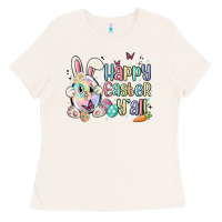 Bone happy easter y'all Ladies Tee - MaliasSmallBusiness