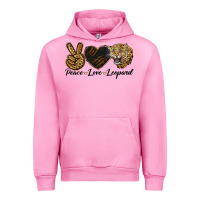Peace Love Lion Head Urban Hoodie | Teevron