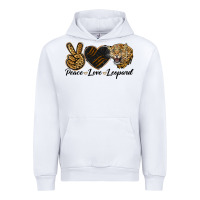 White Peace Love Lion Head Urban Hoodie - LillyAllenDesigns