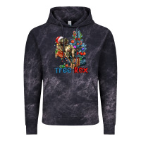 Cloud Black Tree Rex T-Rex Vintage Hoodie - LillyAllenDesigns