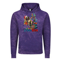 Cloud Purple Tree Rex T-Rex Vintage Hoodie - LillyAllenDesigns