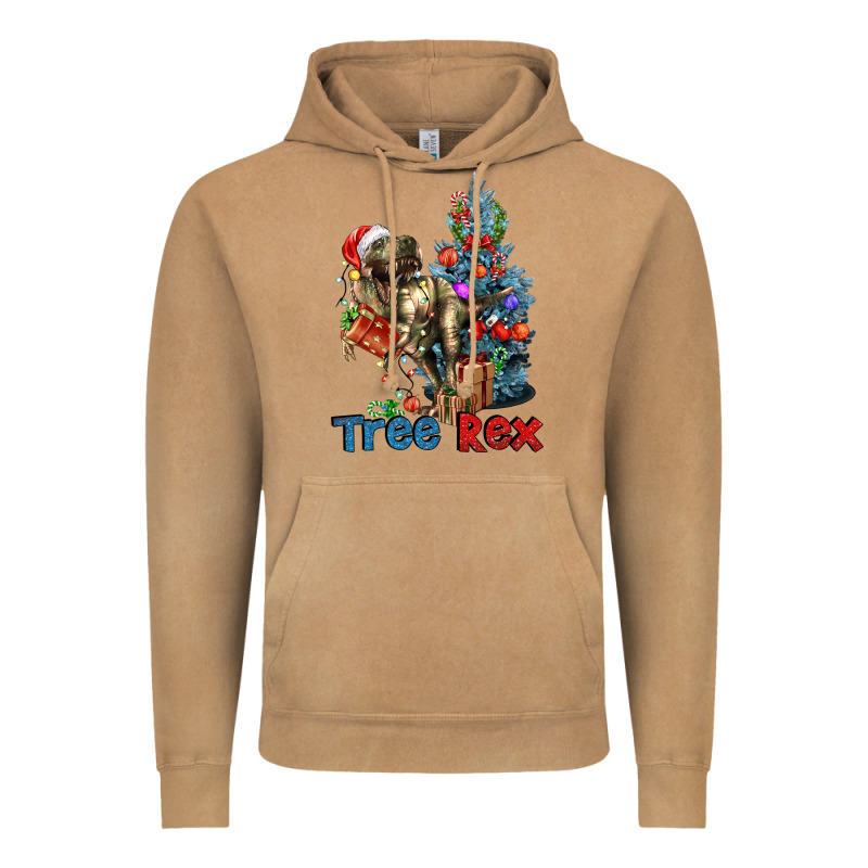 Tree Rex T-rex Vintage Hoodie by LillyAllenDesigns | Teevron