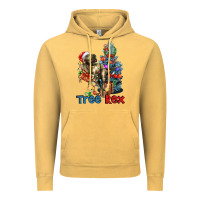 Vintage Mustard Tree Rex T-Rex Vintage Hoodie - LillyAllenDesigns