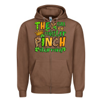 Chestnut St. Patrick's They call me mister pinch charming Zipper Hoodie - OliviaCreatesArt