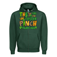 Sports Green St. Patrick's They call me mister pinch charming Zipper Hoodie - OliviaCreatesArt