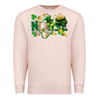 Pale Pink nurse st patrick Premium Sweatshirt - FaDigitalArtStudio