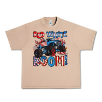 Burro red white and boom 4th of july Urban Heavy Tee - Artiststas