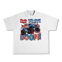 Lunar Rock red white and boom 4th of july Urban Heavy Tee - Artiststas