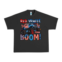 Pigment Black red white and boom 4th of july Urban Heavy Tee - Artiststas