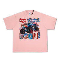 Red White And Boom 4th Of July Urban Heavy Tee | Teevron