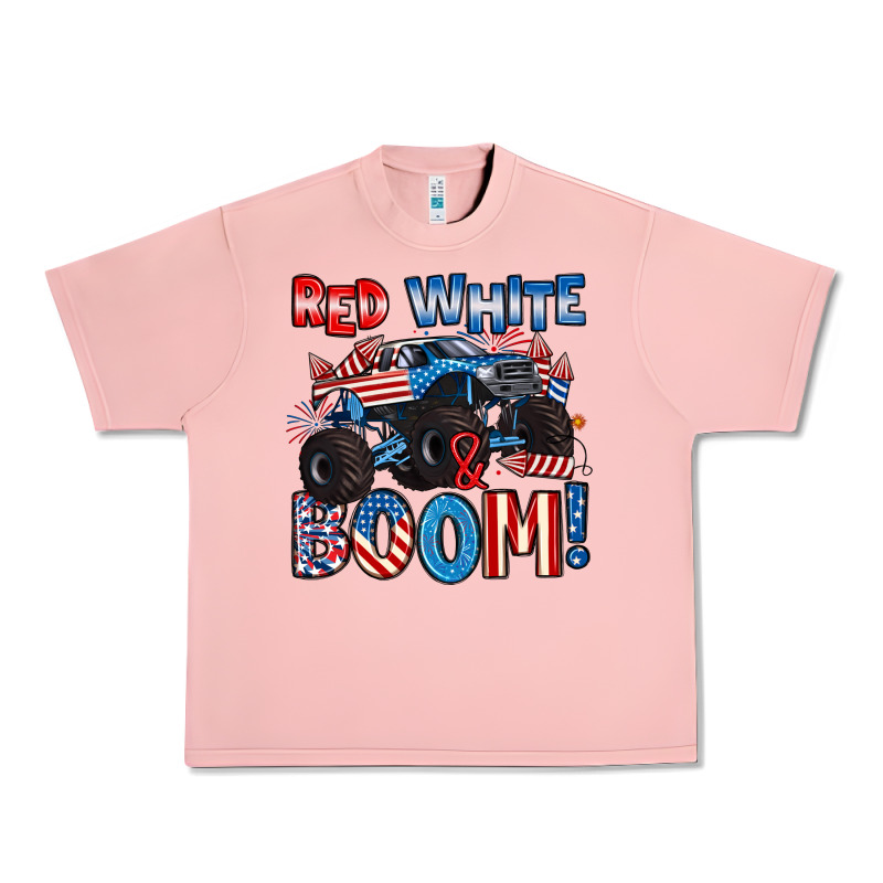Red White And Boom 4th Of July Urban Heavy Tee by Artiststas | Teevron