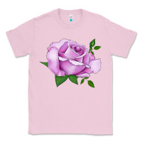 Bubblegum Pink Life's Little Pleasures Rose Classic Tee - LillyAllenDesigns