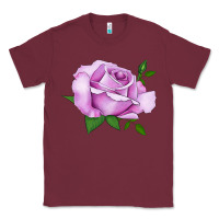 Burgundy Life's Little Pleasures Rose Classic Tee - LillyAllenDesigns