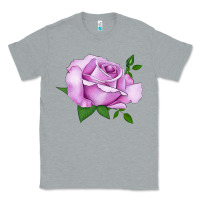Heather Grey Life's Little Pleasures Rose Classic Tee - LillyAllenDesigns