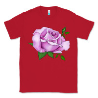 Red Life's Little Pleasures Rose Classic Tee - LillyAllenDesigns