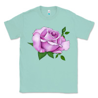 Seafoam Life's Little Pleasures Rose Classic Tee - LillyAllenDesigns
