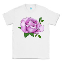 White Life's Little Pleasures Rose Classic Tee - LillyAllenDesigns