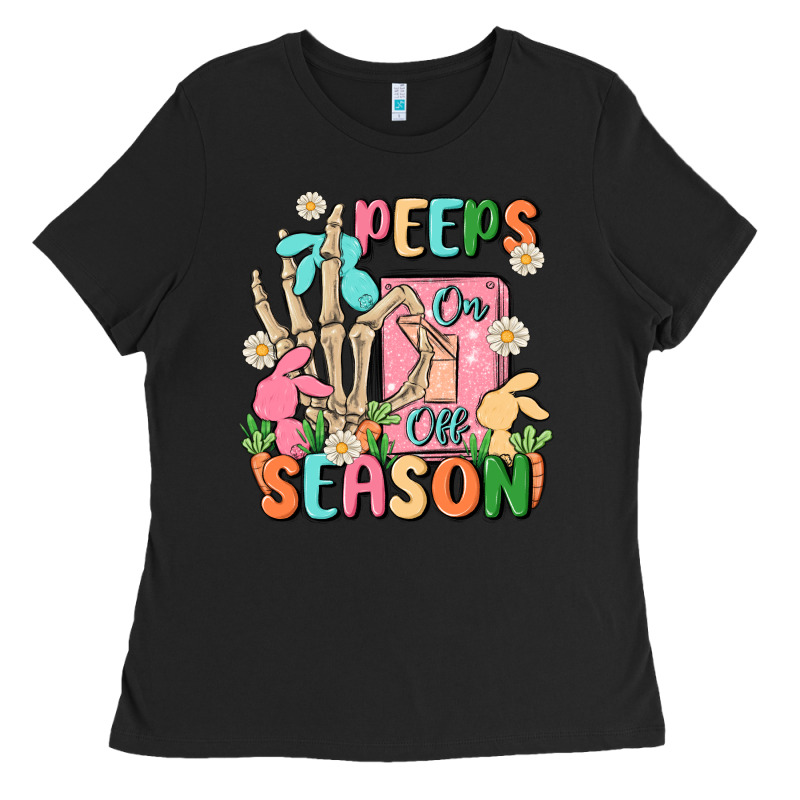Peeps Season Mode On Ladies Tee by MaliasSmallBusiness | Teevron