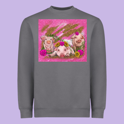 Pigs Heavyweight Sweatshirt Designed By Tumblerdesignbyshophia