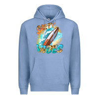 Colony Blue Salty vibes Premium Hoodie - FaDigitalArtStudio