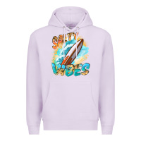 Lilac Salty vibes Premium Hoodie - FaDigitalArtStudio