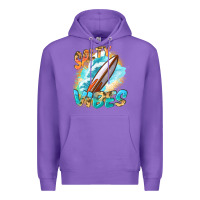 Purple Salty vibes Premium Hoodie - FaDigitalArtStudio
