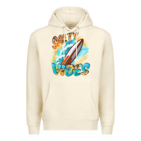 Sandshell Salty vibes Premium Hoodie - FaDigitalArtStudio