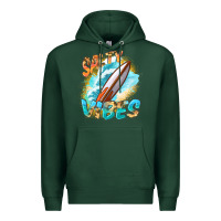 Sports Green Salty vibes Premium Hoodie - FaDigitalArtStudio