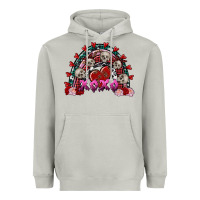Moon Dust skull xoxo rainbow valentine's day Heavyweight Hoodie - FaDigitalArtStudio