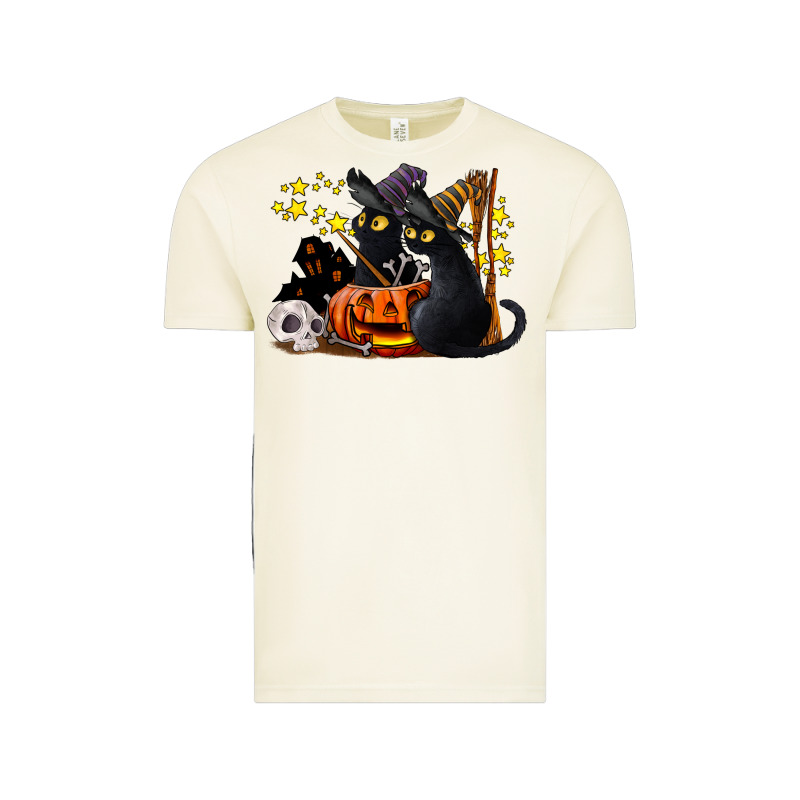 Halloween Black Cats Vintage Tee by LillyAllenDesigns | Teevron