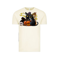 Vintage Arctic halloween black cats Vintage Tee - LillyAllenDesigns