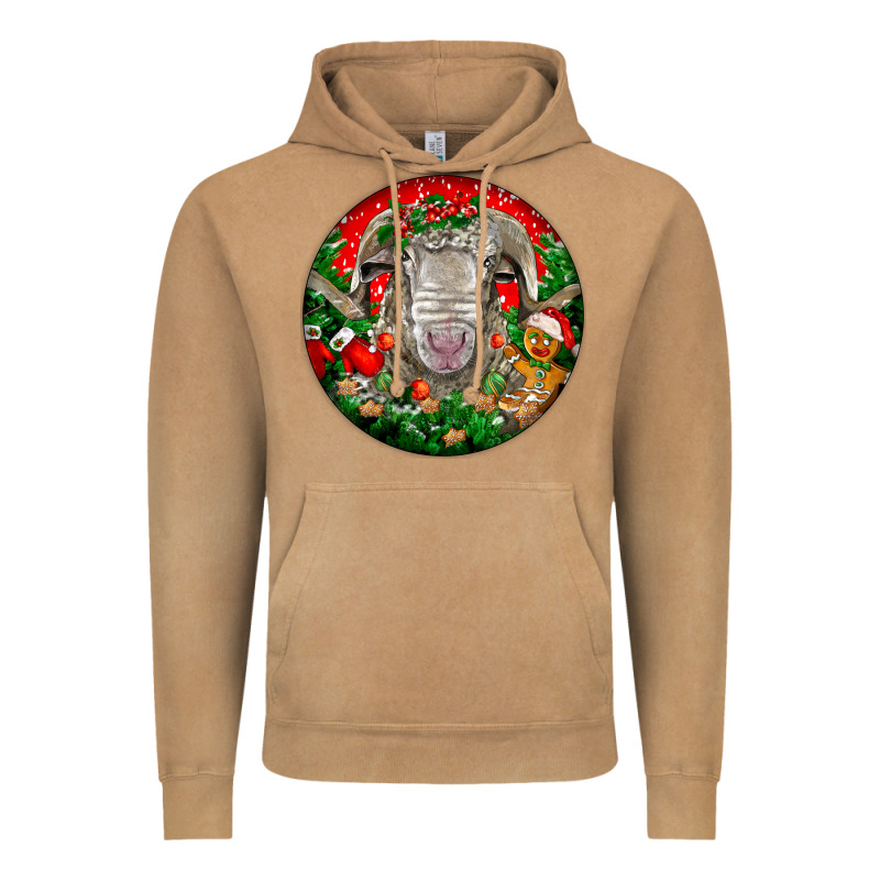 Christmas Rambouillet Sheep Vintage Hoodie by LillyAllenDesigns | Teevron