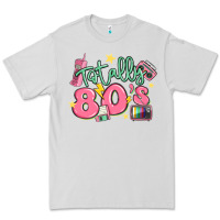 Dove Grey totally 80s retro vintage Premium Tee - MaliasSmallBusiness