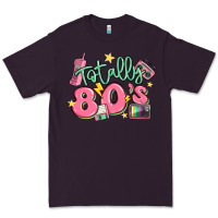 Plum totally 80s retro vintage Premium Tee - MaliasSmallBusiness