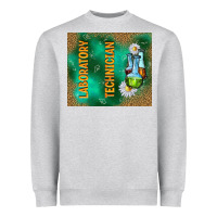 Heather Grey laboratory technician Heavyweight Sweatshirt - TumblerDesignByShophia